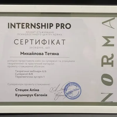 Internship pro